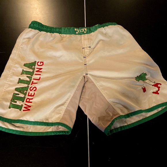 One of a kind Italia Authentic National Wrestling Shorts